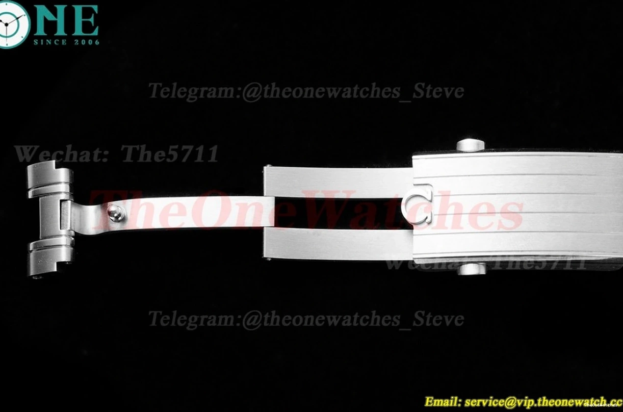 SS RMF White A7750 Mod SS Speedmaster Dial 41mm 0203